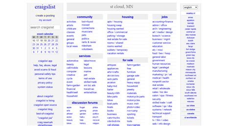 The official website for Craigslist St Cloud Minnesota is; httpsstcloud. . Craigslist mn st cloud